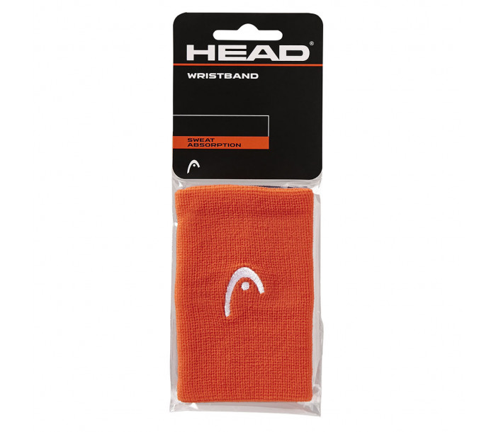 Напульсники HEAD 5" ширина 12,7см, 90% нейлон, 10% эластан, оранжевый